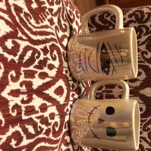 Rae Dunn iridescent Halloween mugs